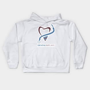 Tooth vector logo template for dentistry or dental clinic and health products. Kids Hoodie